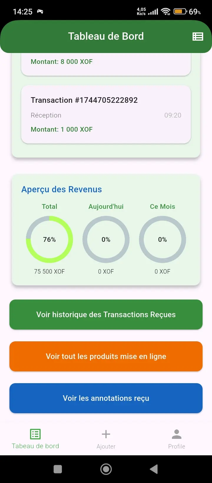 AGRIFLOW écran 4 — Gestion stocks